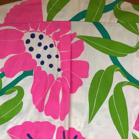 Alfred Shaheen Hawaiian Vintage Floral Shirt Mens Large Pink Tropical RARE PRINT - Picture 14 of 14